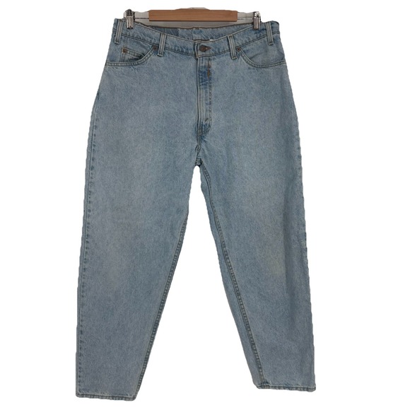 Vintage Levis Mens 560 Light Wash Orange Tab Jeans 36 X 30 Barrel Leg 90s Retro - Picture 1 of 8